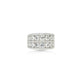 Lab Grown Diamond Ring with Double Lines