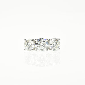 Round Brilliant Trilogy Engagement Ring