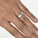 Mens Wedding Band with Diamonds