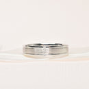 Mens Wedding Band with Diamonds