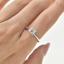 1ct Princess Cut Diamond Engagement Ring