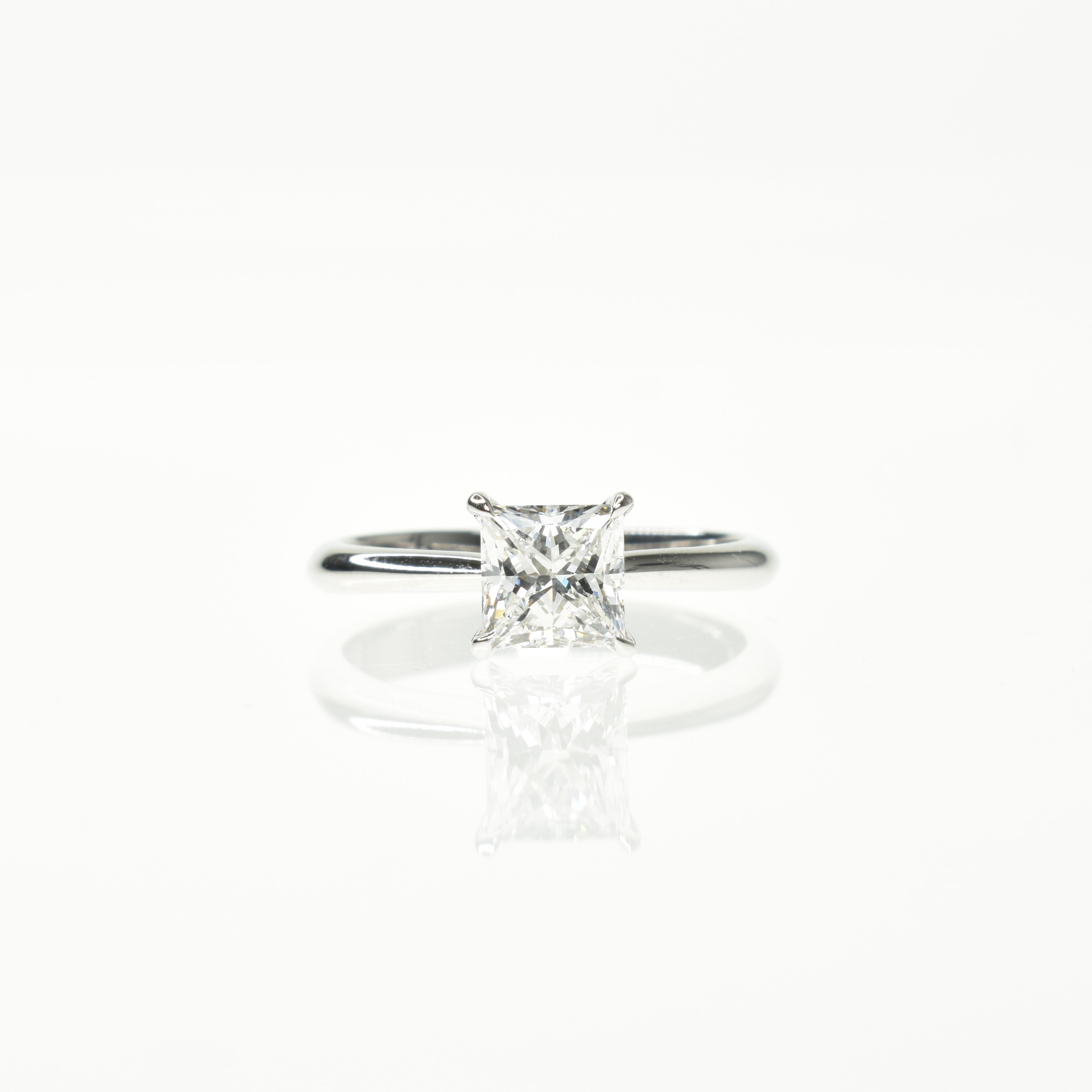 1ct Princess Cut Diamond Engagement Ring