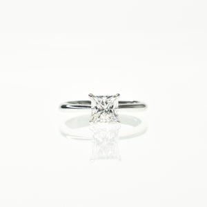 1ct Princess Cut Diamond Engagement Ring