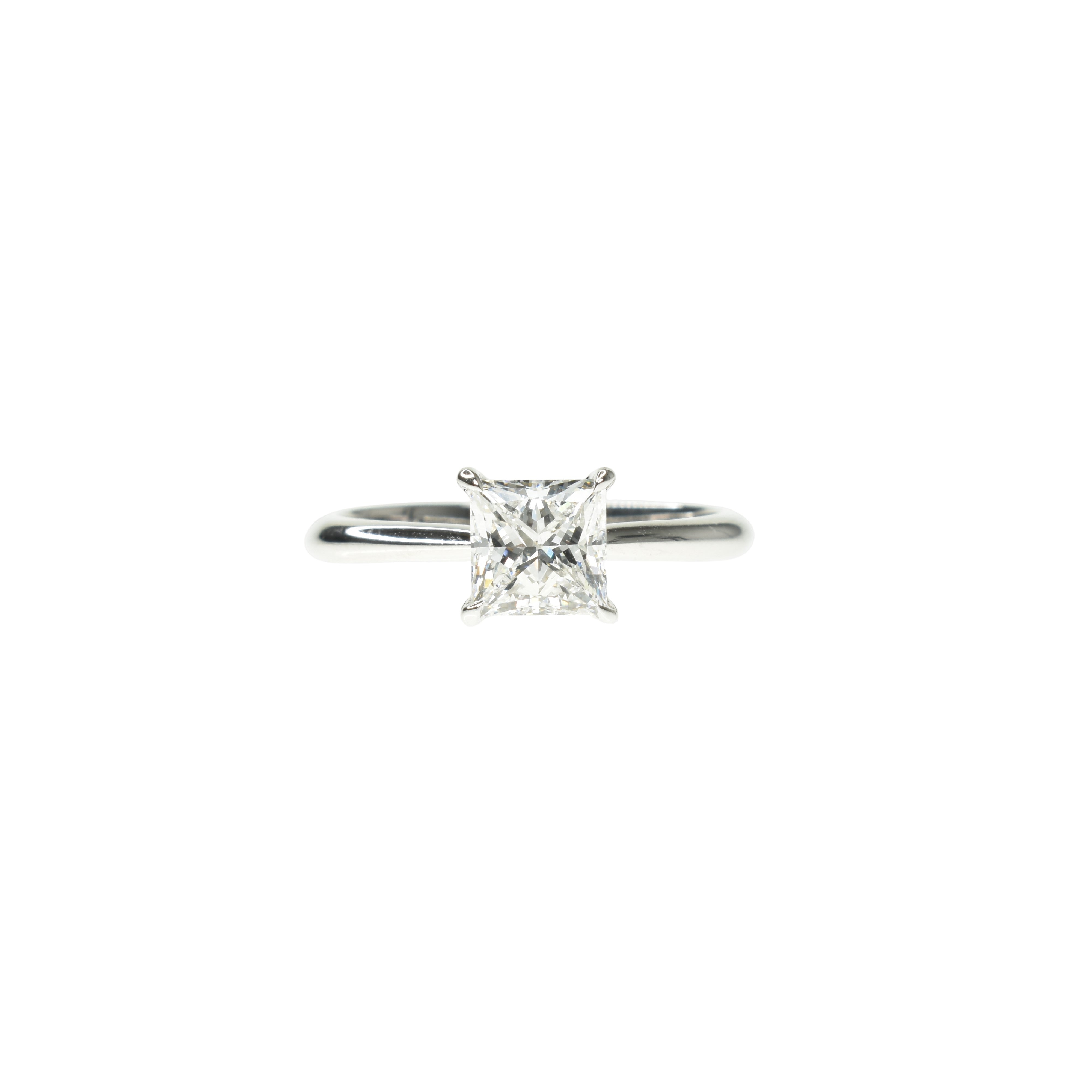 1ct Princess Cut Diamond Engagement Ring