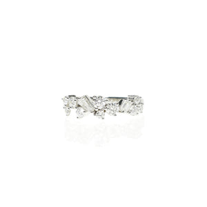 Taper & Round Diamond Band