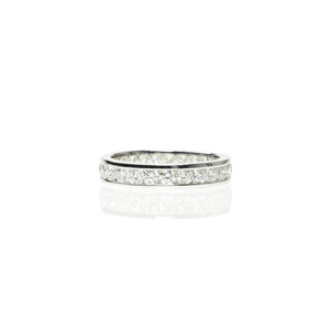 Channel Set Round Diamond Eternity Band