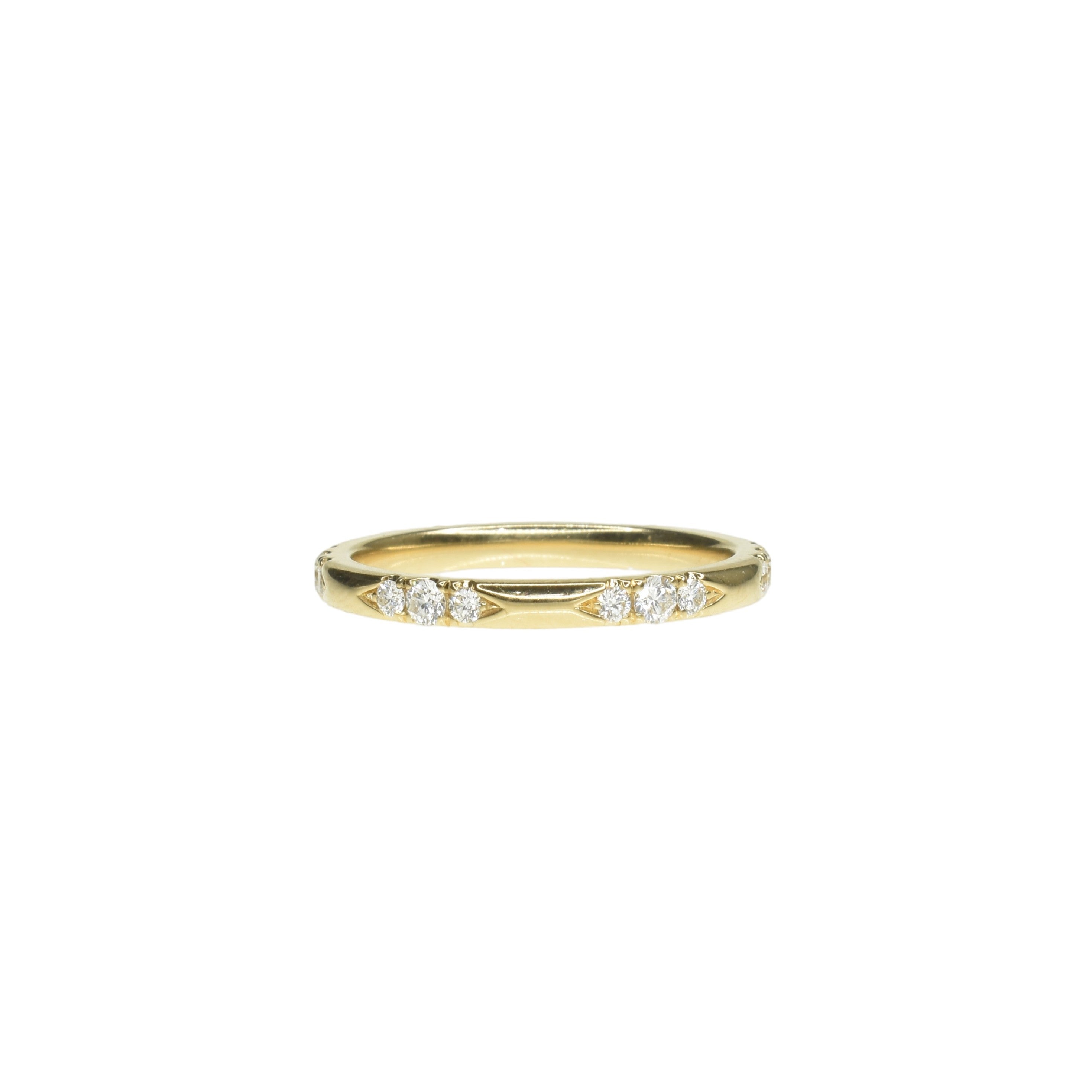 Flush Set Diamond Wedding Band