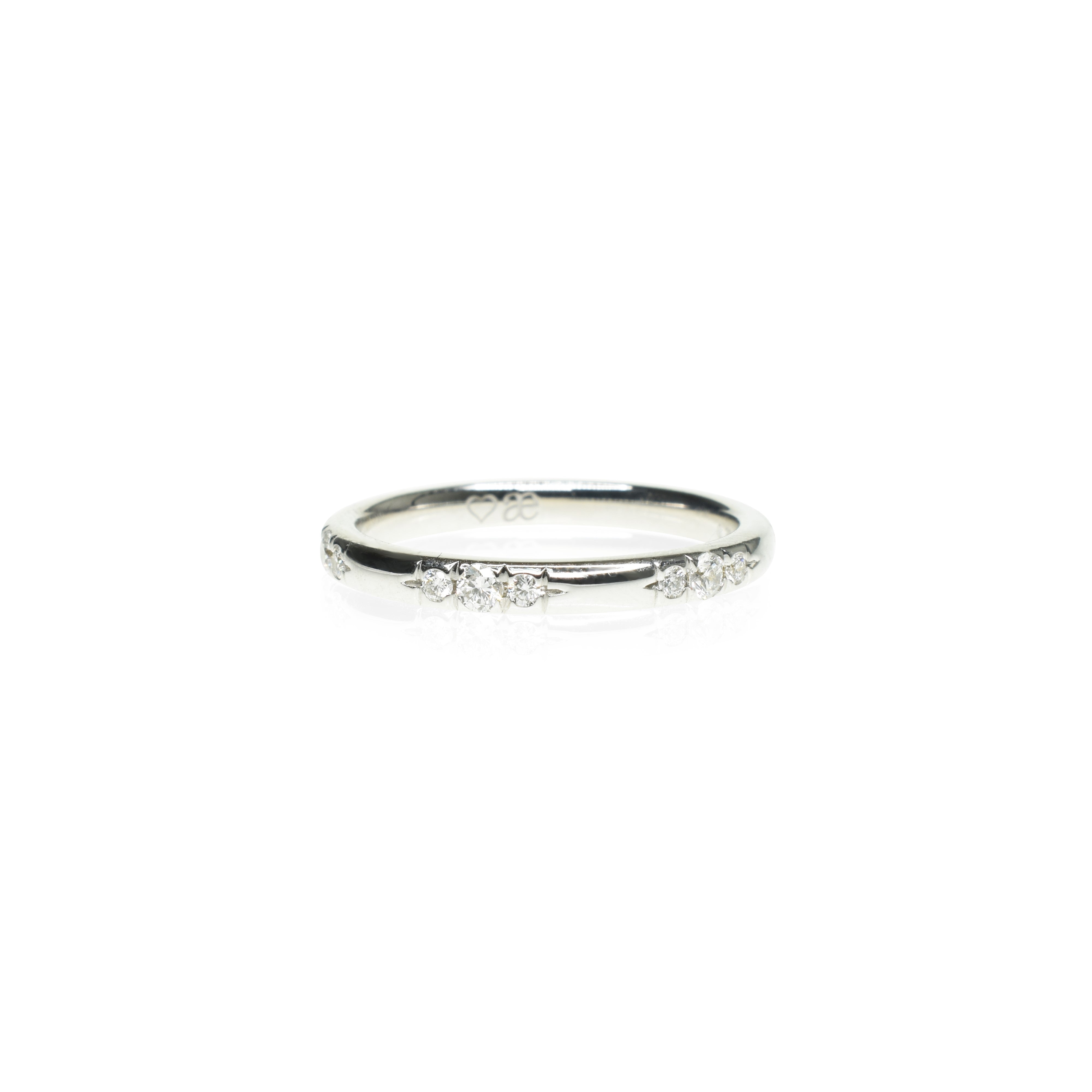 Flush Set Diamond Wedding Band