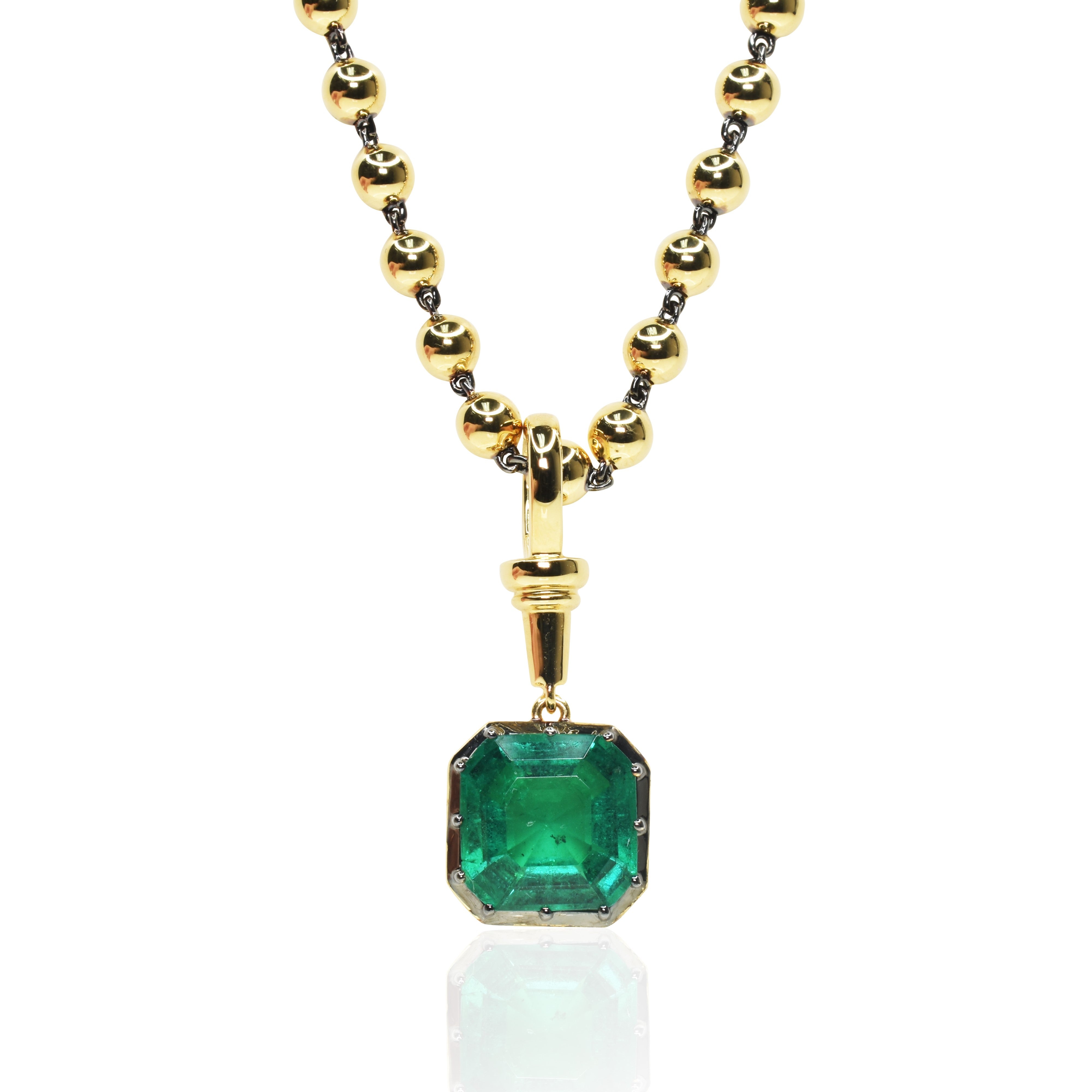 Hanging Emerald Pendant