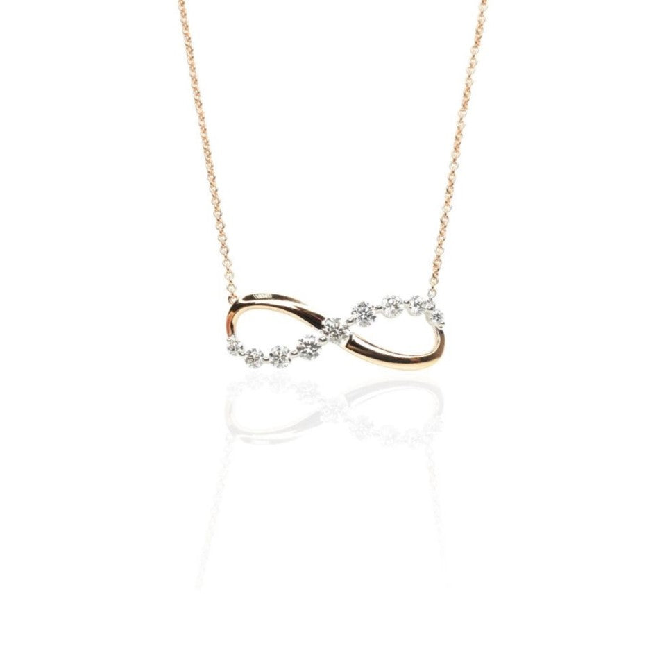 Dual Tone Infinity Pendant
