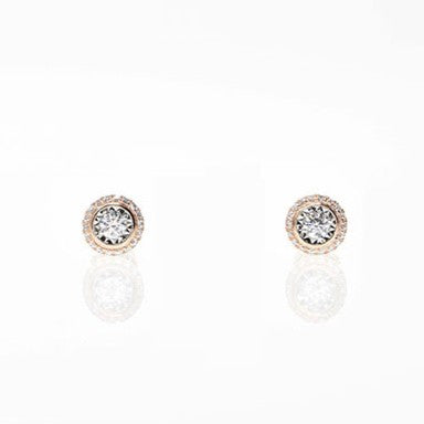 Majestic Earrings with Halo