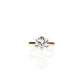 1.70ct Round Shape Lab Grown Diamond Engagement Ring with Floral Basket