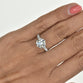 2.50ct Round Lab Grown Diamond Ring with Split Shank Pave Setting