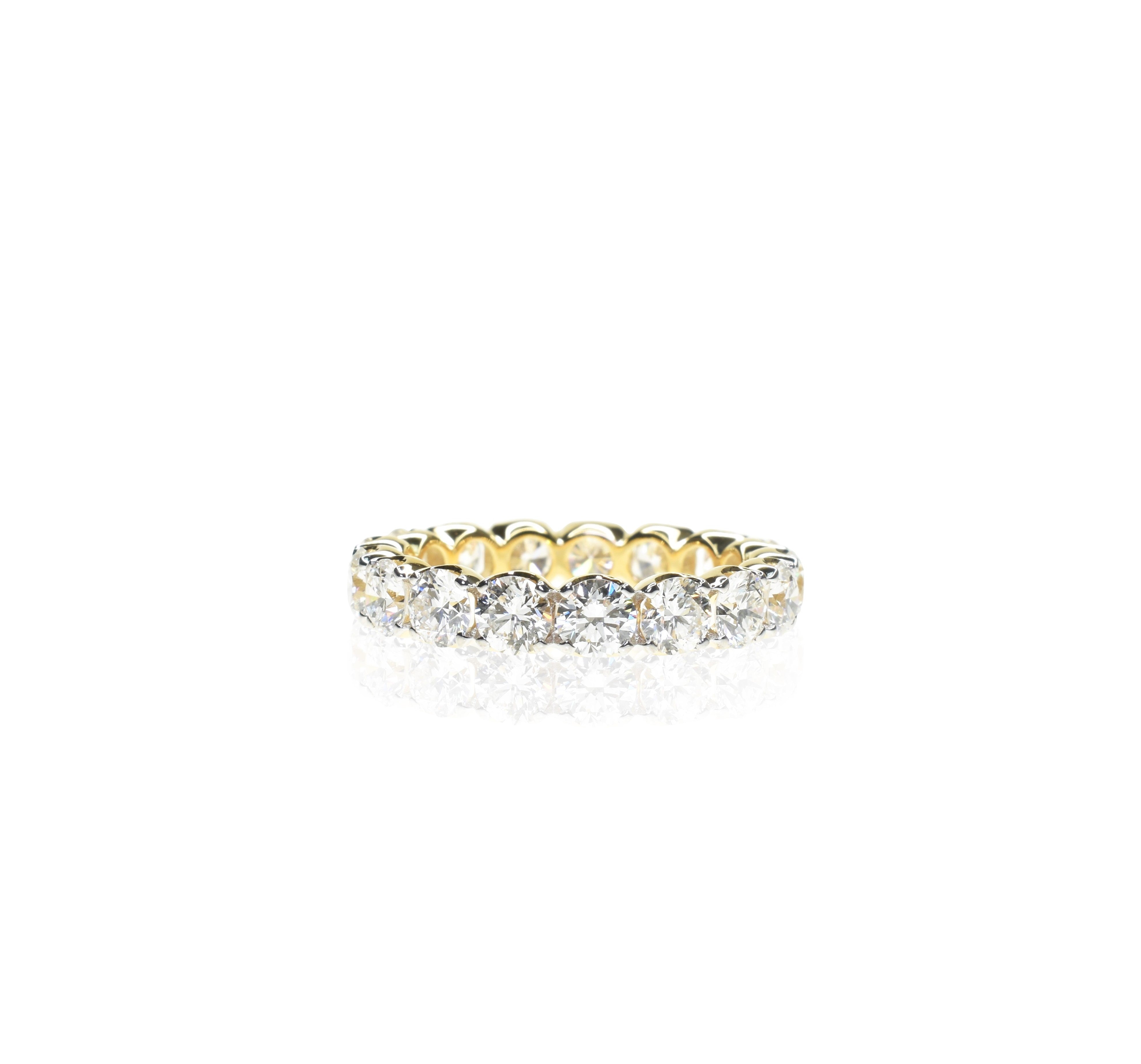 Embrace Eternity band with 3.6mm Round Diamonds