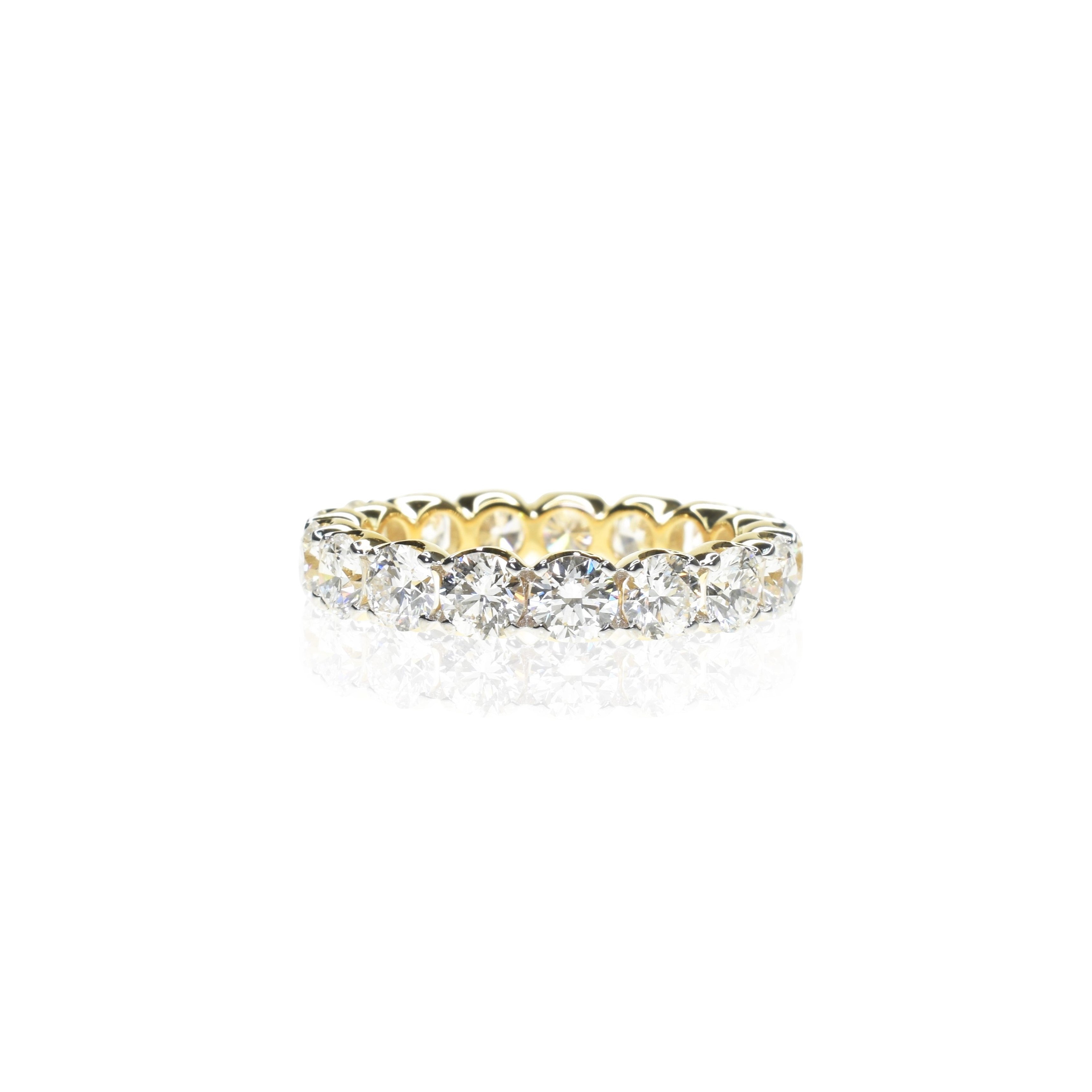 Embrace Eternity band with 3.6mm Round Diamonds