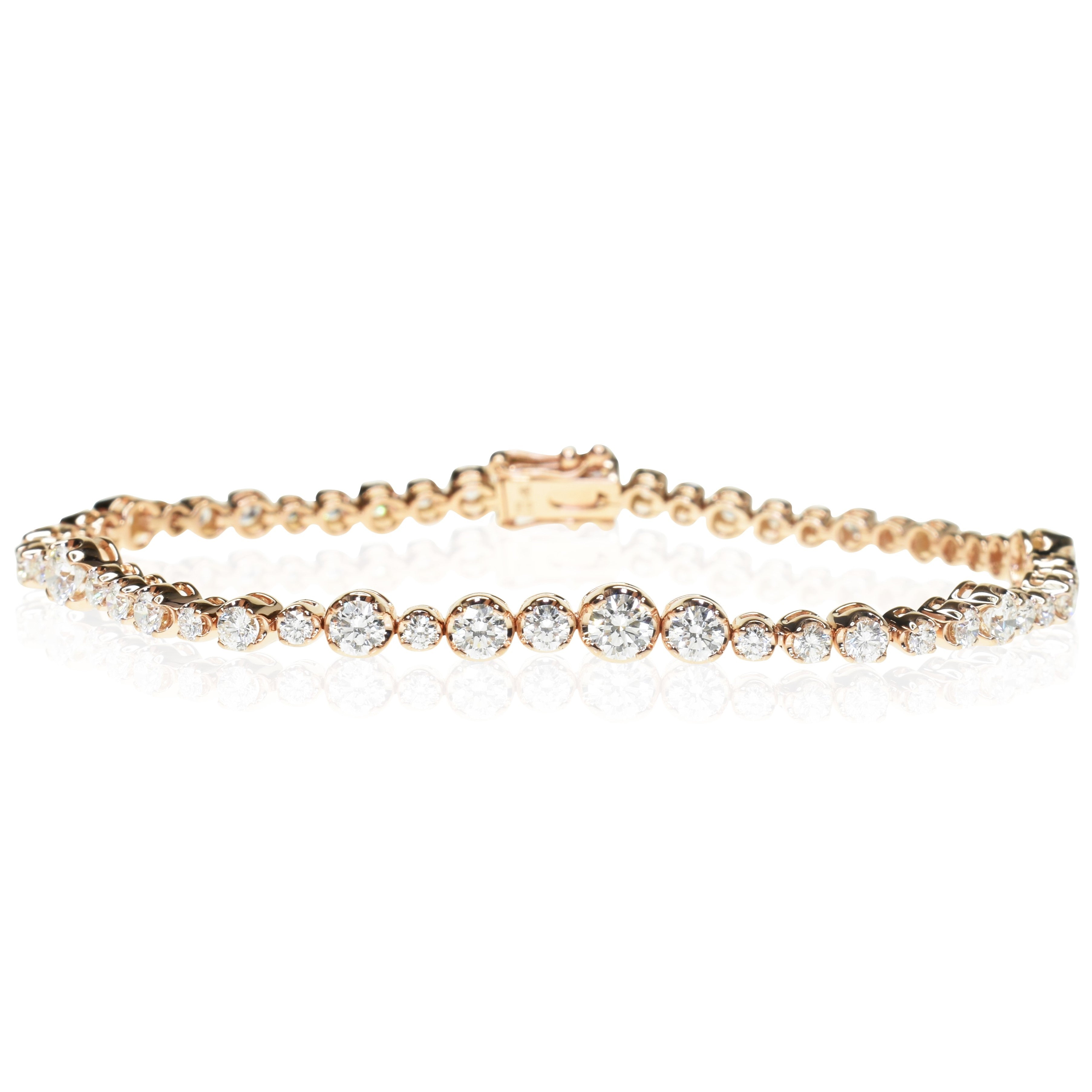 Embrace Mixed Sized Diamond Bracelet