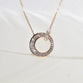 Interlocking necklace with Taper Diamonds