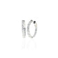 Radiant and Asscher Cut Lab Grown Diamond Hoops
