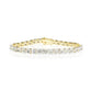Cushion Cut Lab Grown Diamond Tennis Bracelet