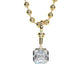 Lab Grown Diamond Pendant with Hanging 3.24ct Asscher Cut