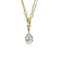 Lab Grown Diamond Pendant with Hanging 2.50ct Oval Shape