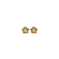 Tiny Diamond Flower Earring