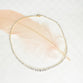 3 Prong Setting Lab Grown Diamond Tennis Necklace