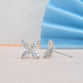 Lab Grown Diamond Marquise Shape Flower Earrings