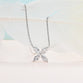 Floral Necklace with Marquise Diamonds