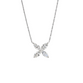 Lab Grown Diamond Marquise Shape Flower Pendant