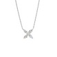 Floral Necklace with Marquise Diamonds