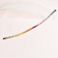Princess Cut Rainbow Sapphire Bracelet