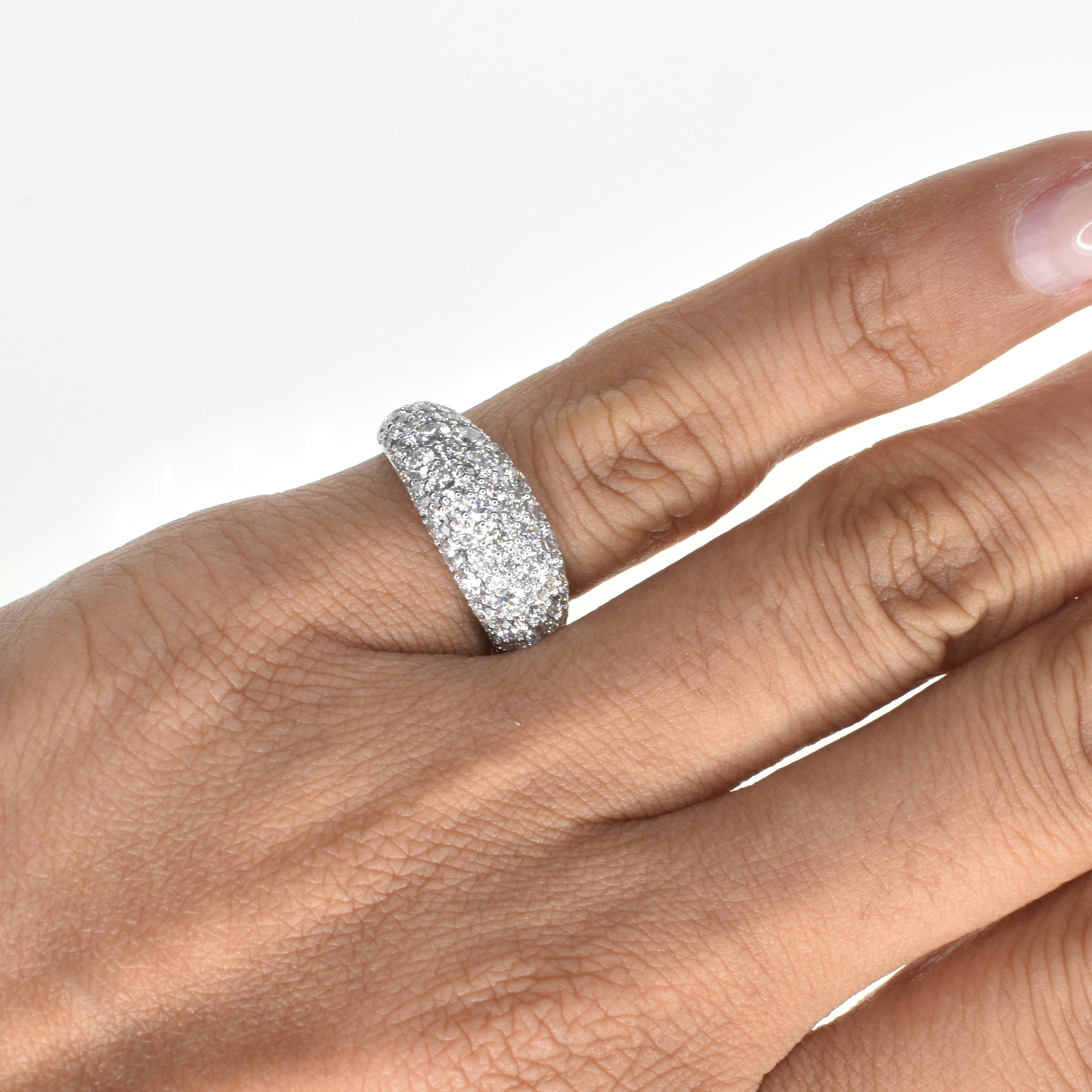 Pave Diamond Pinky Ring