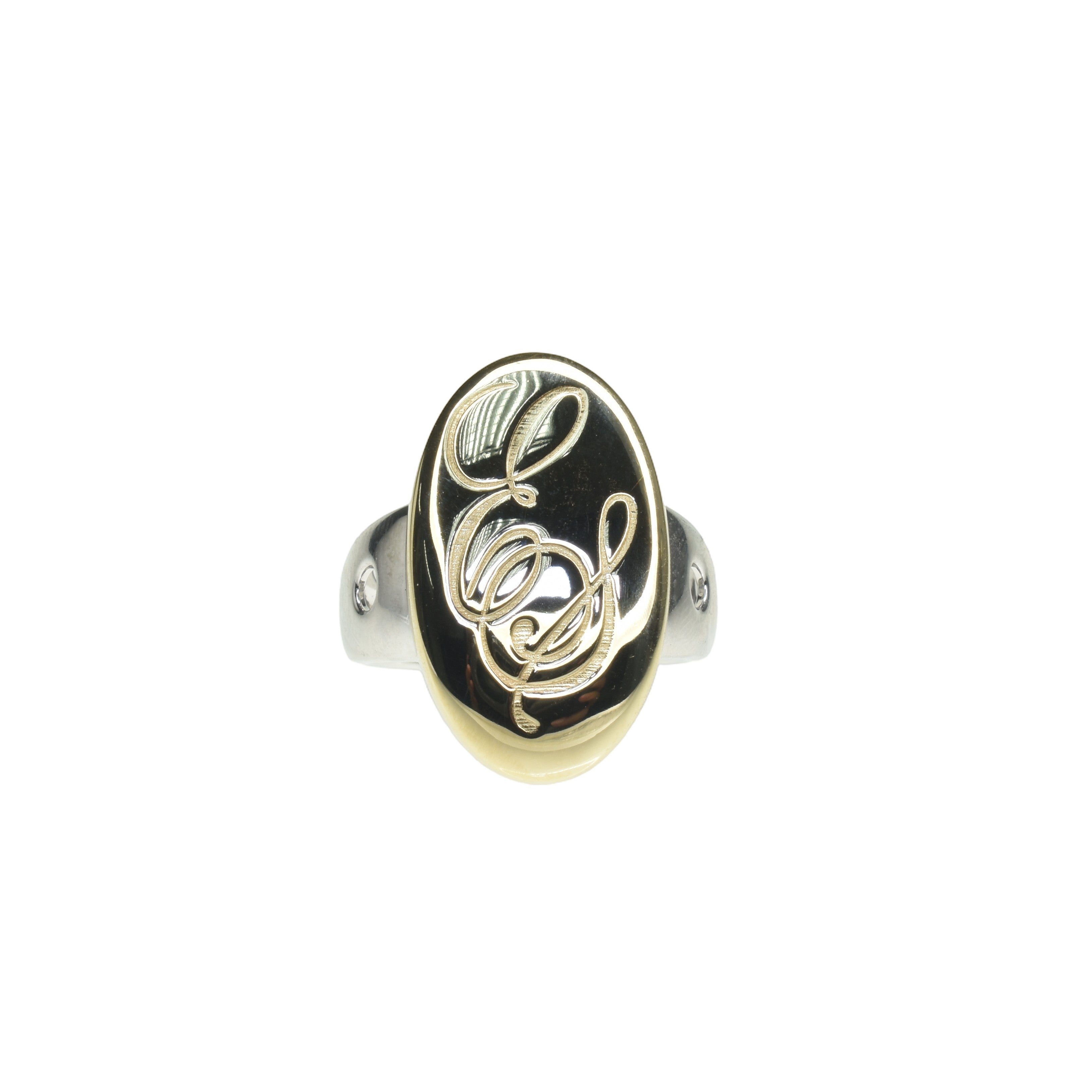 Initial Signet Ring