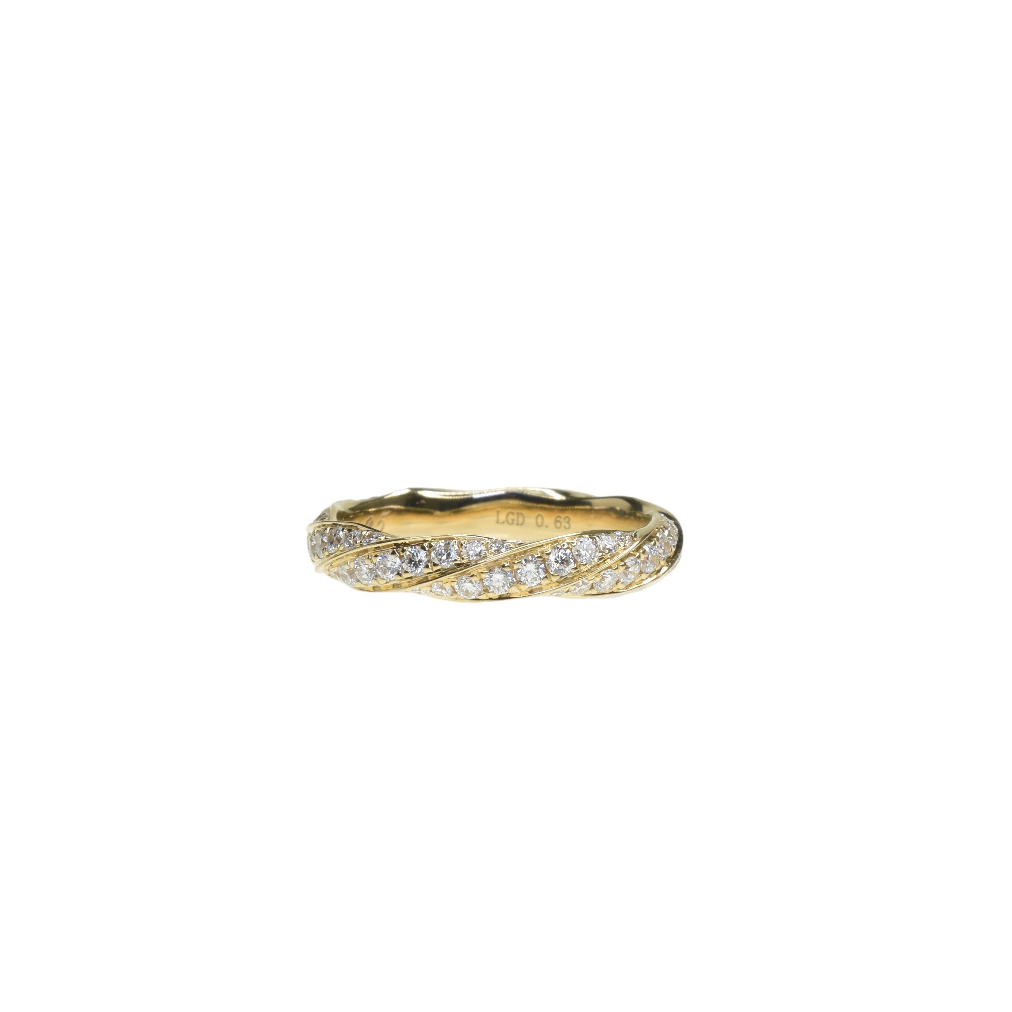 Twisted Pave Eternity Band