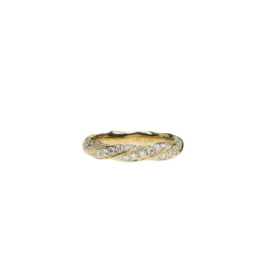 Twisted Pave Eternity Band