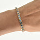 Asscher Cut Spinel Rainbow Bracelet