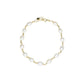Egg Shape Akoya Pearl Bracelet