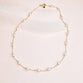 Egg Shape Akoya Pearl Necklace