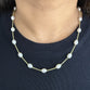 Egg Shape Akoya Pearl Necklace