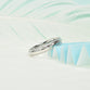 Curved 4mm Mens Wedding Band with Millgrain
