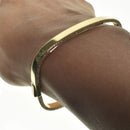 Square Bangle with Diamond Edges