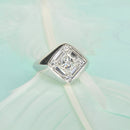 Princess Cut Diamond Pinky Ring