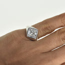 Princess Cut Diamond Pinky Ring