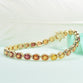 Bezel Set Oval Sapphire Bracelet