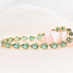 Pear Shaped Emerald Tennis Bracelet
