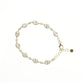Lab Grown Diamond Chain Bracelet with Oval and Round Shapes
