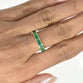 Channel Set Emerald Eternity Band