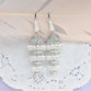 Lab Grown Briolette Diamond Chandelier Earrings