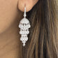 Lab Grown Briolette Diamond Chandelier Earrings
